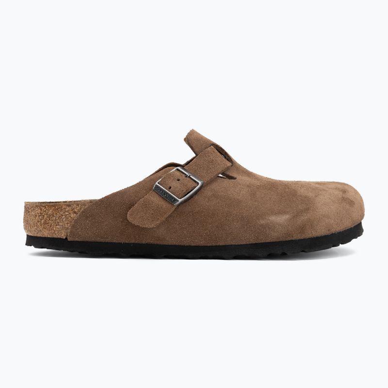 Šľapky BIRKENSTOCK Boston Suede Leather dark tea 2