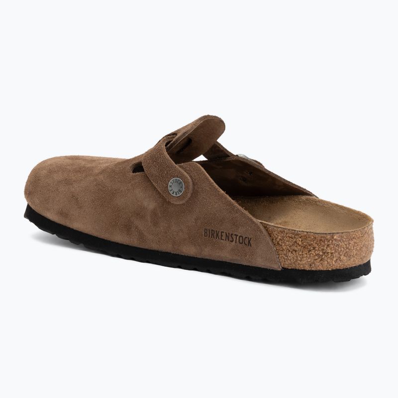 Šľapky BIRKENSTOCK Boston Suede Leather dark tea 3