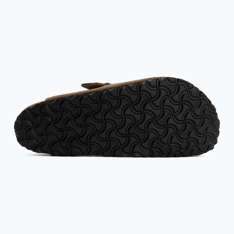 Šľapky BIRKENSTOCK Boston Suede Leather dark tea 4