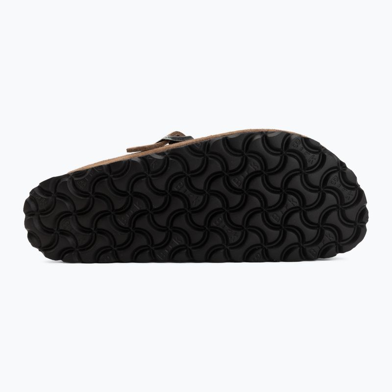 Šľapky BIRKENSTOCK Boston Suede Leather dark tea 4