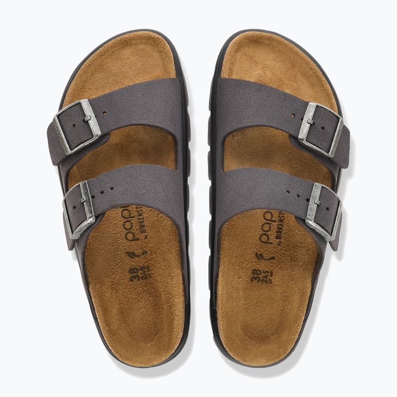 Šľapky BIRKENSTOCK Arizona Chunky Birkibuc velvet gray 3