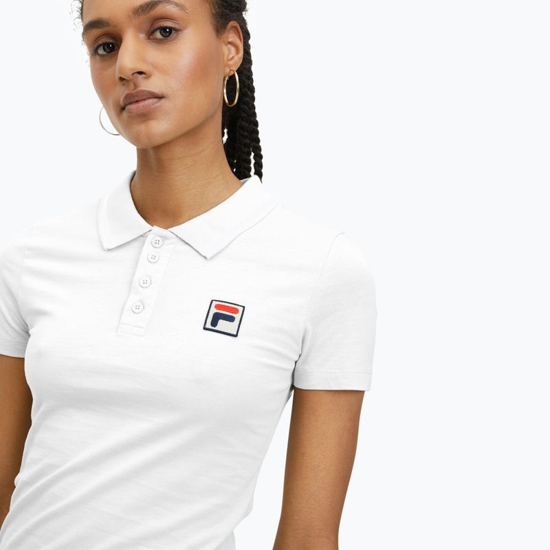 Dámske polo tričko FILA Leuben bright white 4