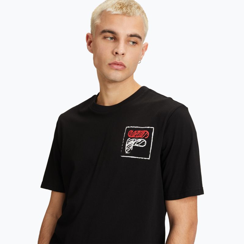 Pánske tričko FILA Luton Graphic black 4