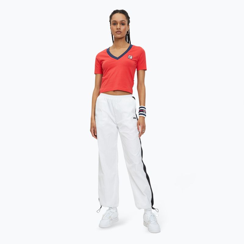 Dámske tričko FILA Ludhiana true red 2
