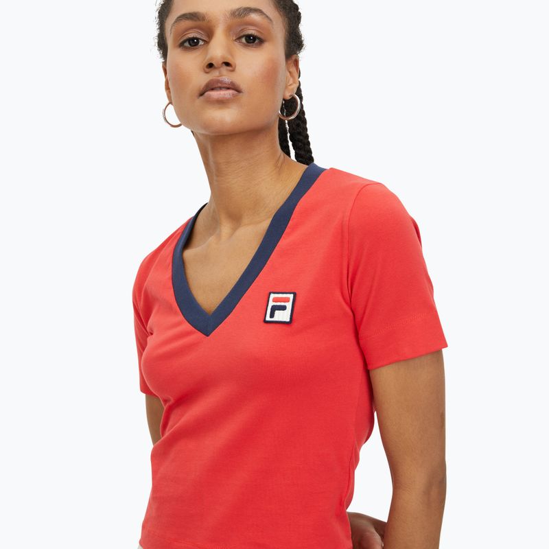Dámske tričko FILA Ludhiana true red 4