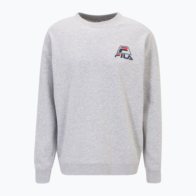 Pánska mikina FILA Lahti Crew light grey melange 5