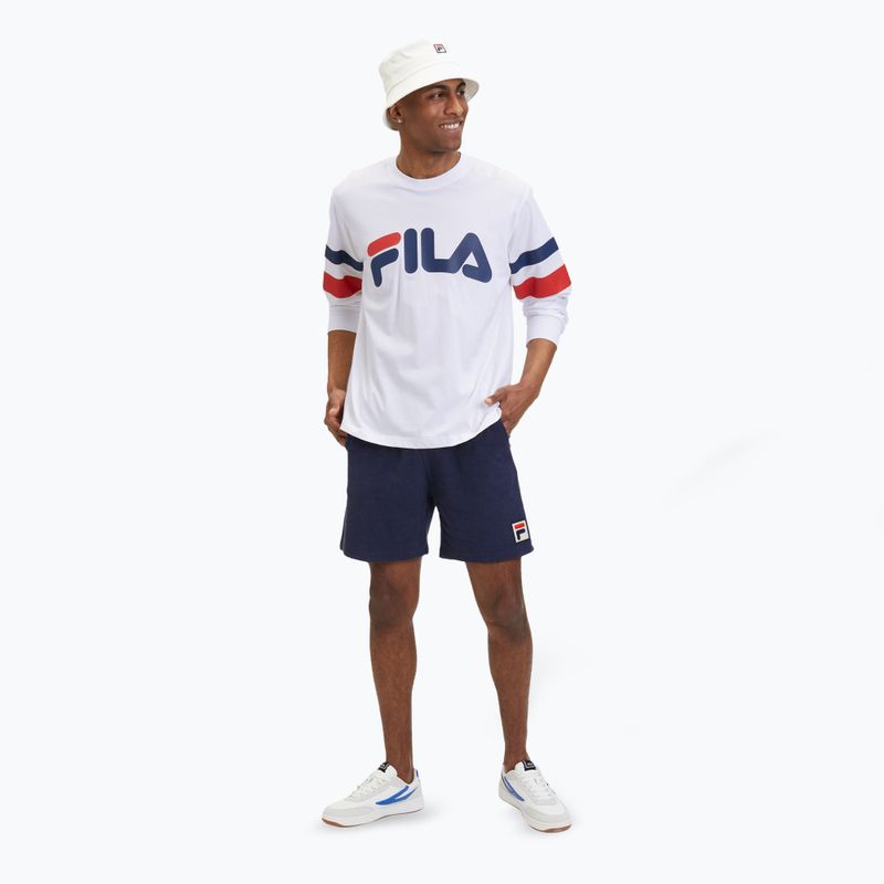 Pánska mikina FILA Luohe Oversized Crew bright white 2