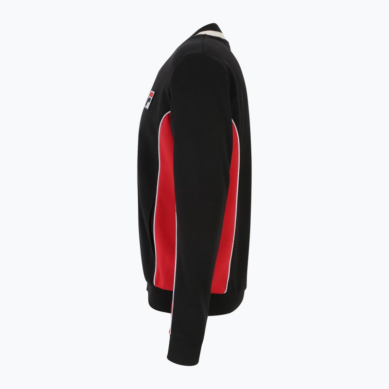 FILA Settanta Track pánska mikina black/true red 3