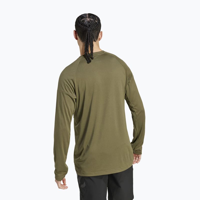 Pánsky cyklistický dres adidas FIVE TEN s dlhým rukávom olive strata 2