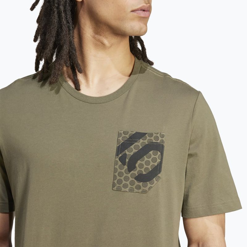 Pánske cyklistické tričko adidas FIVE TEN Brand Of The Brave Tee olive strata 5