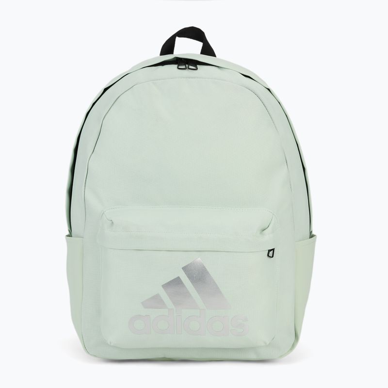 adidas Classic Badge Of Sport batoh 27,5 l ľanová zelená/strieborná metalíza