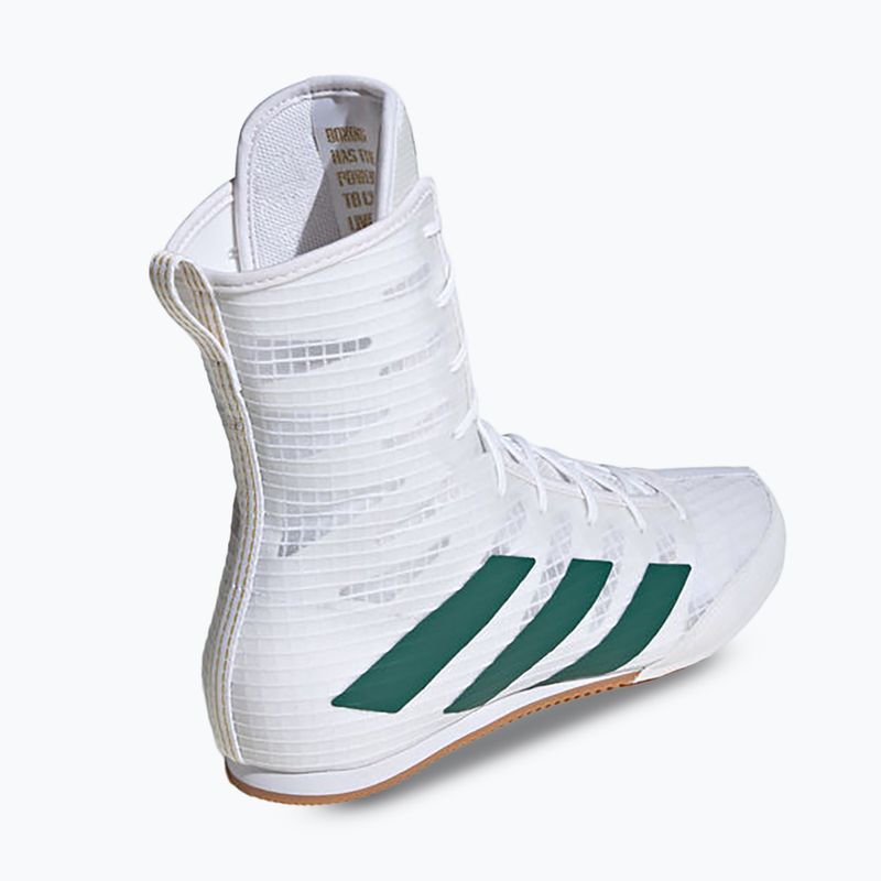 Boxerské topánky adidas Box Hog 4 cloud white/collegiate green/core black 2
