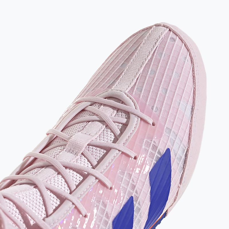 Boxerské topánky adidas Box Hog 4 almost pink/lucid blue/impact orange 9