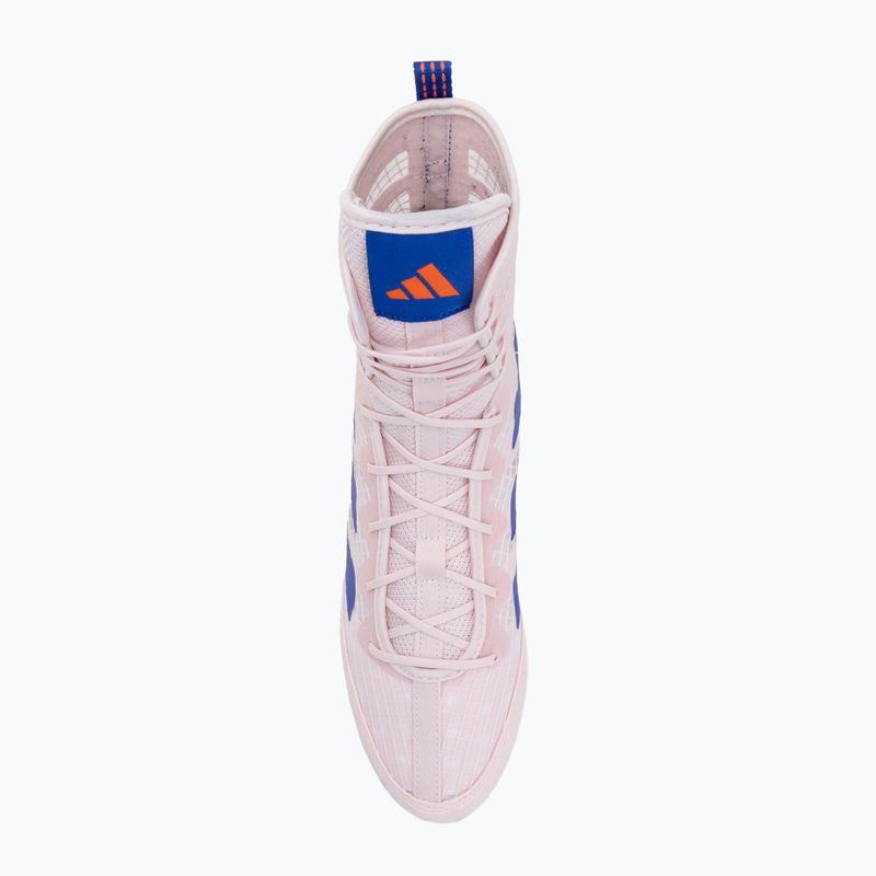 Boxerské topánky adidas Box Hog 4 almost pink/lucid blue/impact orange 5