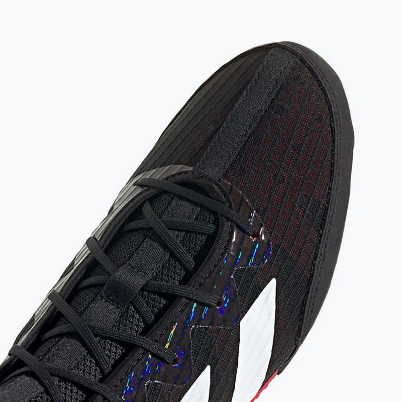 Boxerské topánky adidas Box Hog 4 core black/cloud white/pure ruby 9