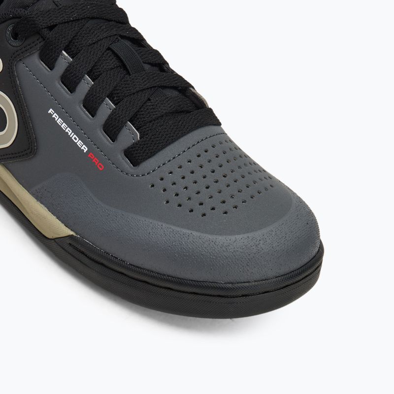 Pánska cyklistická obuv adidas FIVE TEN Freerider Pro grey six/silver pebble/core black 7