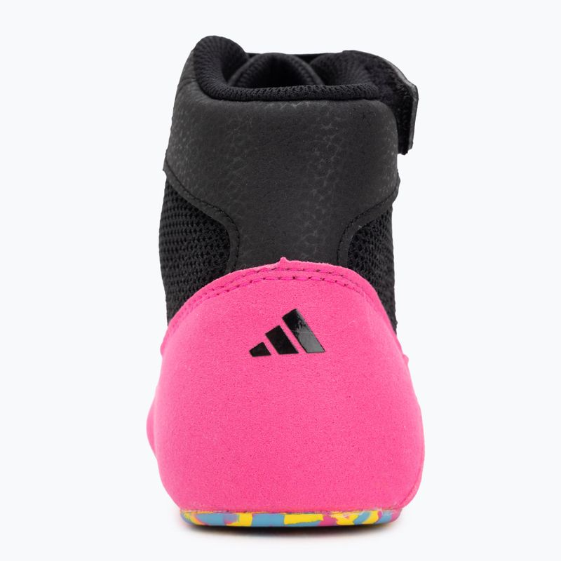 Detské boxerské topánky adidas Havoc core black/signal cyan/yellow 6
