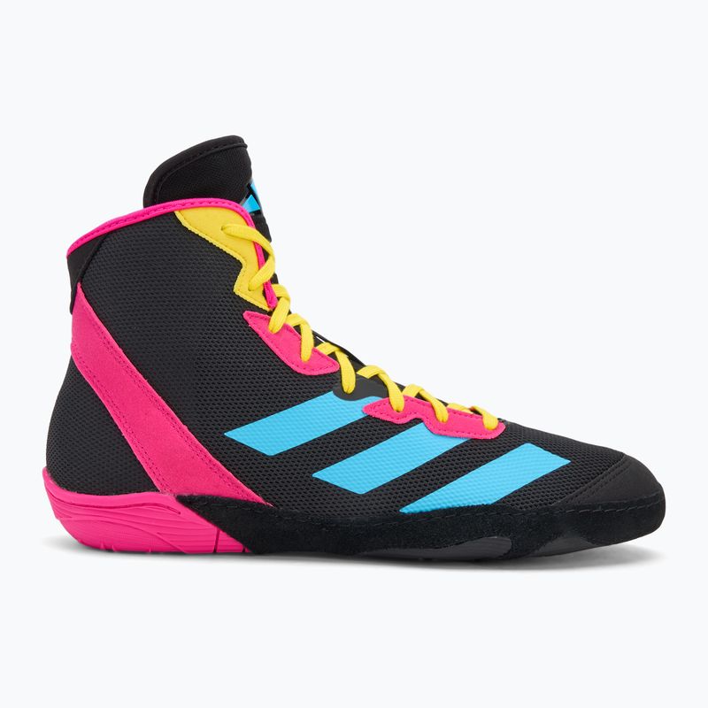 Boxerské topánky adidas Adizero black/signal cyan/shock pink 2