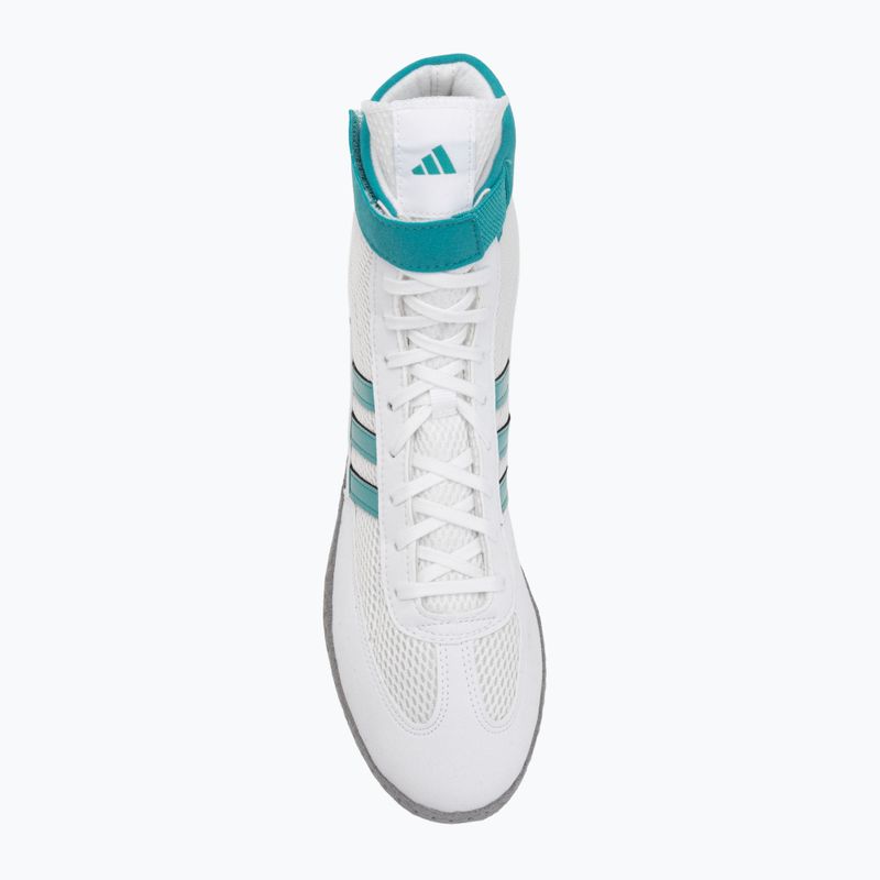 Boxerské topánky adidas Combat Speed.4 footwear white/purple team/grey three 5