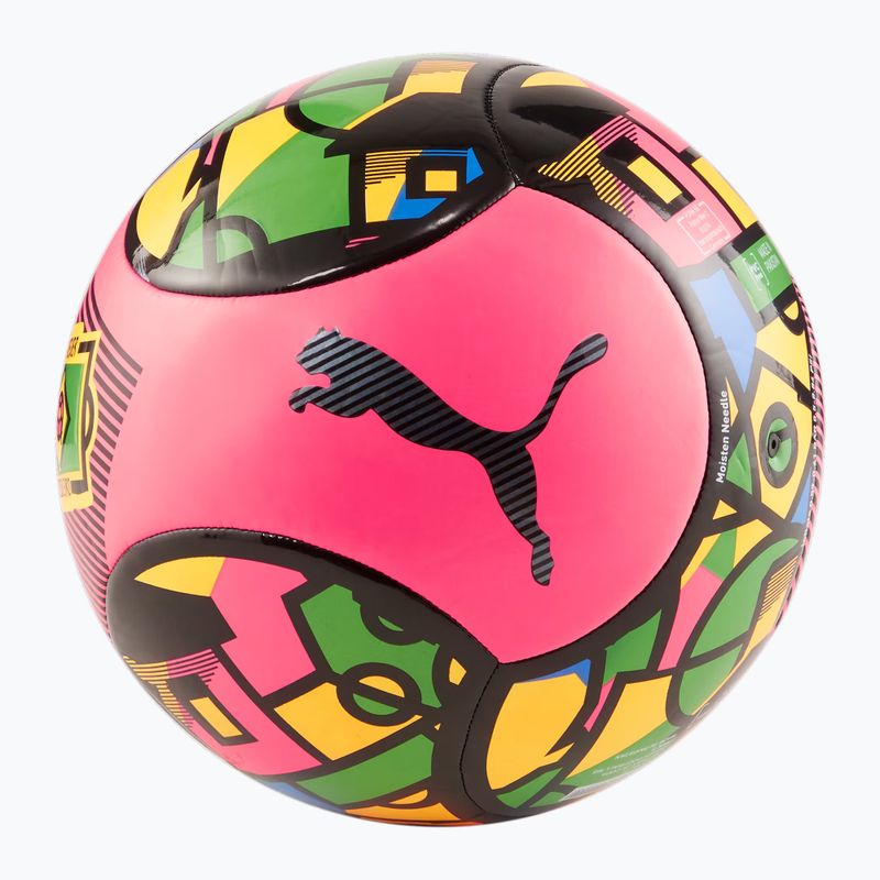 Futbalová lopta plážová PUMA Neymar Jr plážový futbal MS sunset glow/black veľkosť 5