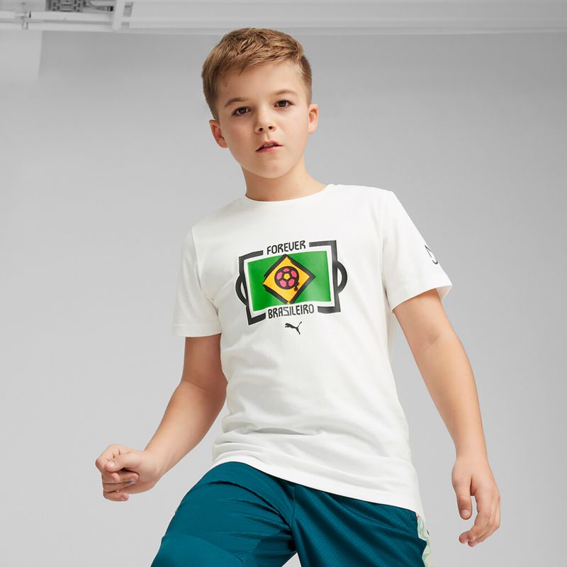 Detské futbalové tričko PUMA Neymar Jr Tee puma white 3