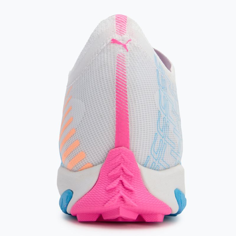 Kopačky PUMA Ultra 5 Match Vol. Up TT puma white/luminous blue/poison pink/fizzy melon 6