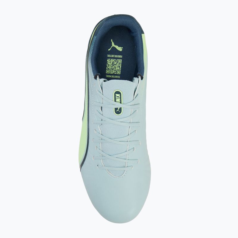 Pánska futbalová obuv/ kopačky PUMA King Match MxSG frosted dew/fizzy apple 5