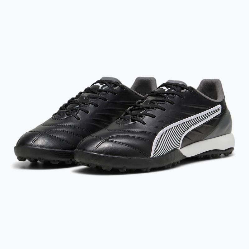 Futbalová obuv/ kopačky PUMA King Pro TT puma black/puma white/cool dark gray 8