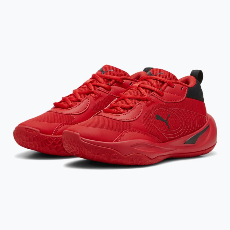 Detská basketbalová obuv PUMA Playmaker Pro JR pre všetky časy red/puma black 8