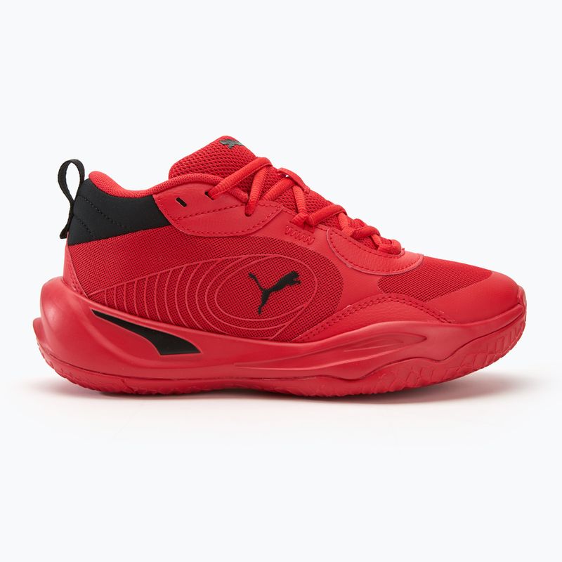 Detská basketbalová obuv PUMA Playmaker Pro JR pre všetky časy red/puma black 2