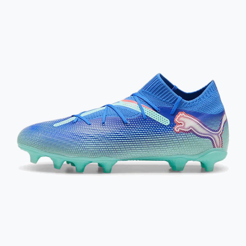 Pánska futbalová obuv/ kopačky PUMA Future 7 Pro FG/AG bluemazing/puma white/electric peppermint 9