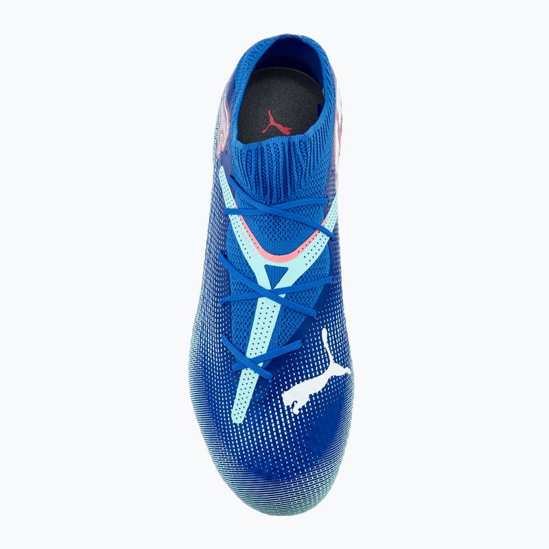 Pánska futbalová obuv/ kopačky PUMA Future 7 Pro FG/AG bluemazing/puma white/electric peppermint 5