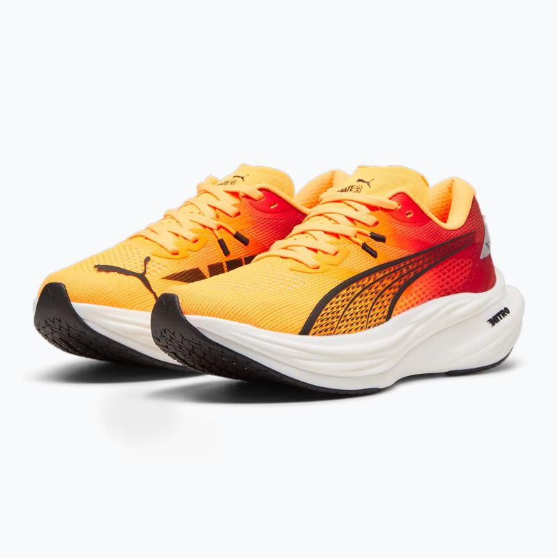 Dámska bežecká obuv PUMA Deviate Nitro 3 Fade sun stream/sunset glow/puma white 8