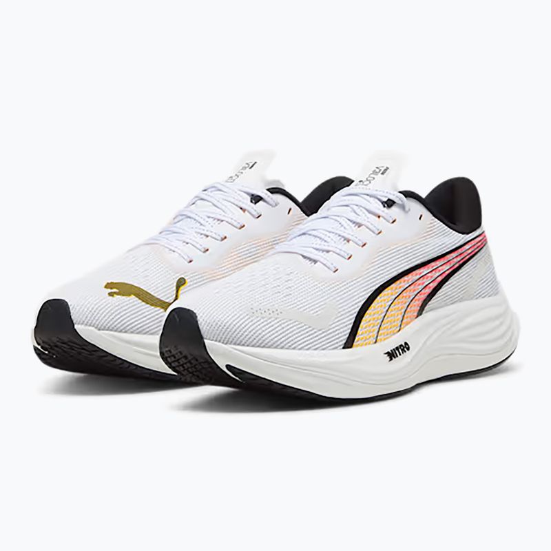 Pánska bežecká obuv PUMA Velocity Nitro 3 puma white/sun stream 8