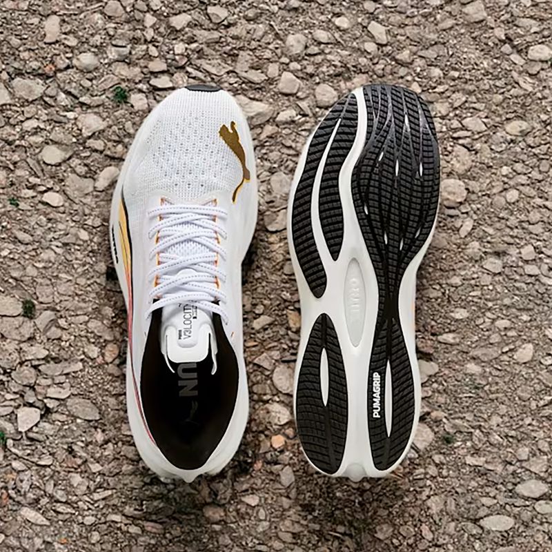 Pánska bežecká obuv PUMA Velocity Nitro 3 puma white/sun stream 15
