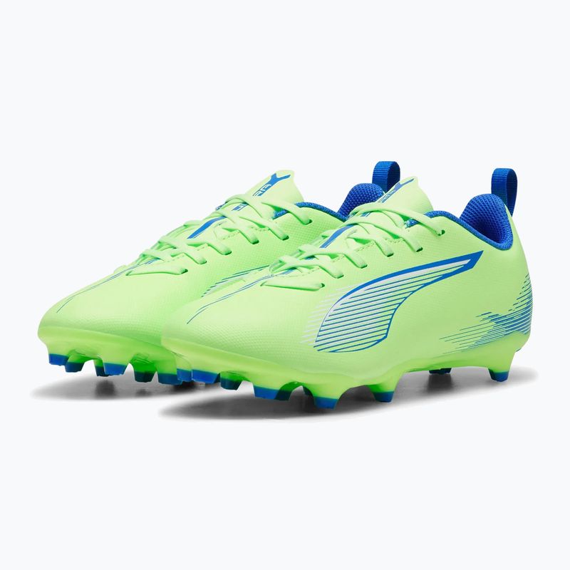 Detská futbalová obuv PUMA Ultra 5 Play FG/AG Jr fizzy apple/puma white 10