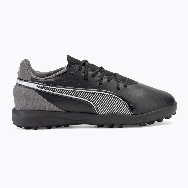 Detská futbalová obuv/ kopačky PUMA King Match TT Jr puma black/puma white/cool dark gray 2