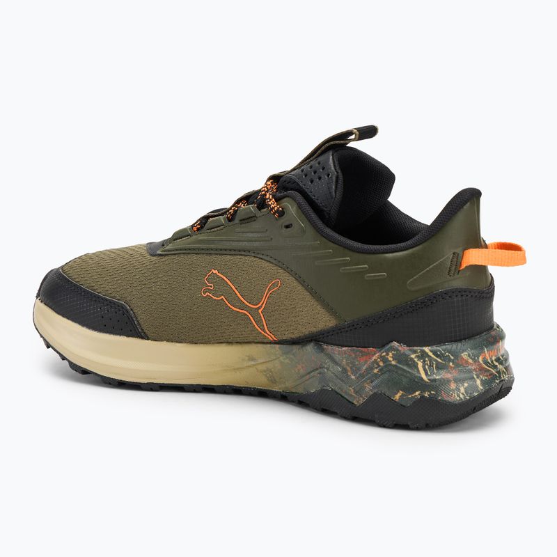 Pánska bežecká obuv PUMA Extend Lite Trail landslide dark olive/puma black 3