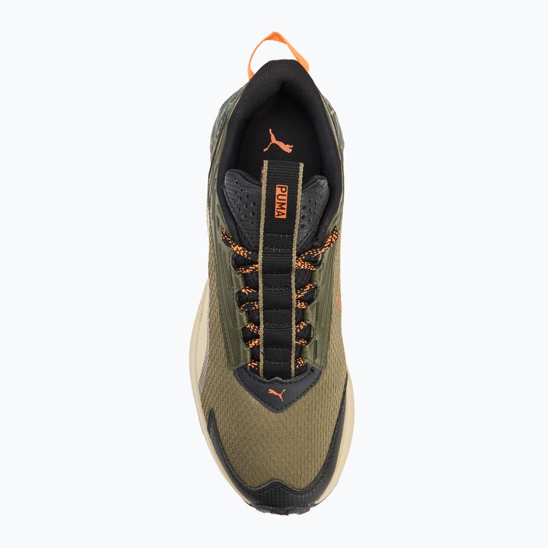 Pánska bežecká obuv PUMA Extend Lite Trail landslide dark olive/puma black 5