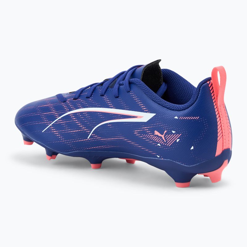 Detská futbalová obuv PUMA Ultra 5 Play FG/AG Jr lapis lazuli/puma white/sunset glow 3