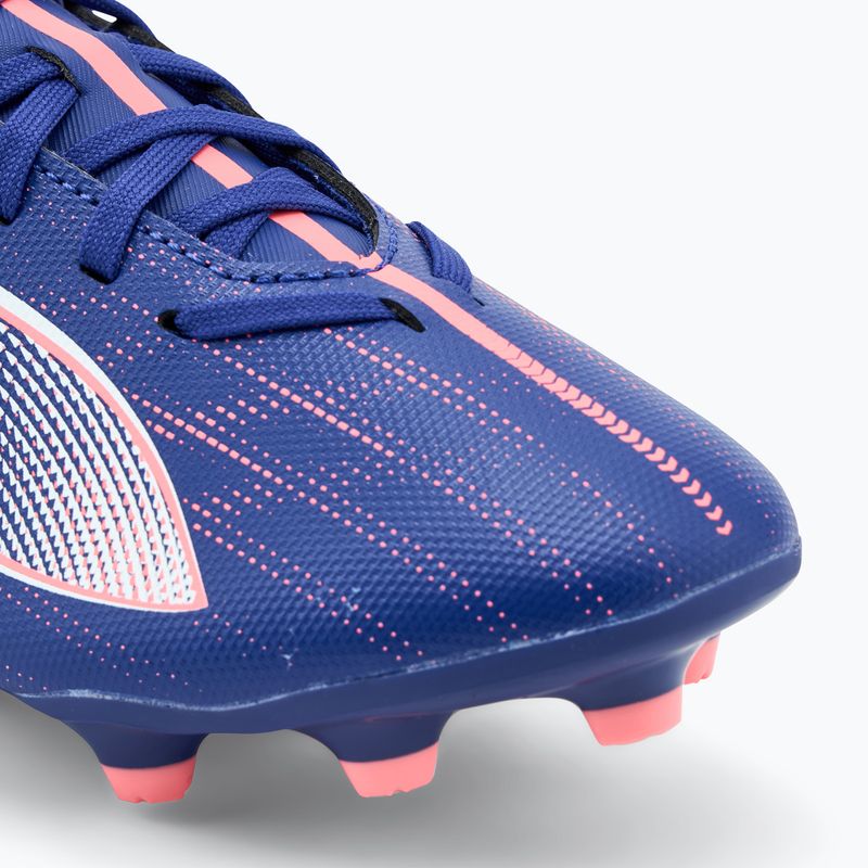 Detská futbalová obuv PUMA Ultra 5 Play FG/AG Jr lapis lazuli/puma white/sunset glow 7