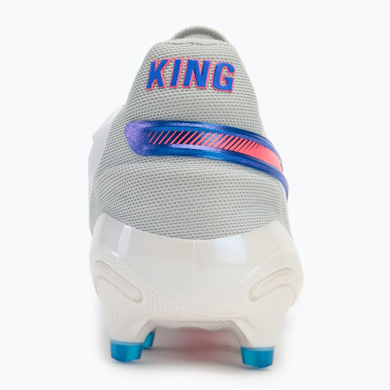 Futbalová obuv/ kopačky PUMA King Ultimate FG/AG puma white/bluemazing/flat light grey/sunset glow 7
