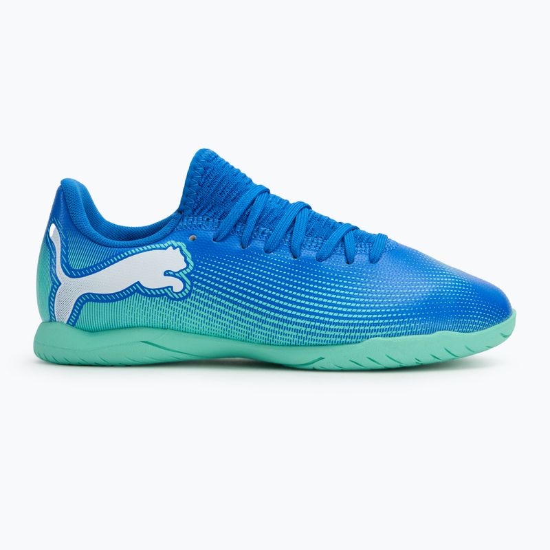 Detské kopačky PUMA Future 7 Play It hyperlink blue/mint/puma white 2