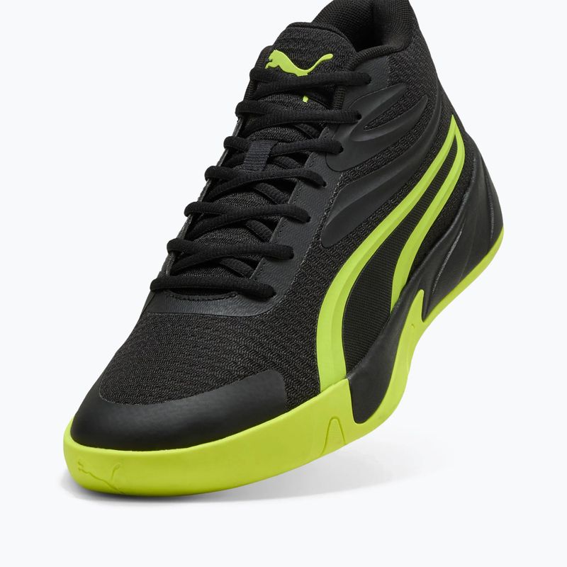 Pánska basketbalová obuv PUMA Court Pro puma black/electric lime 4