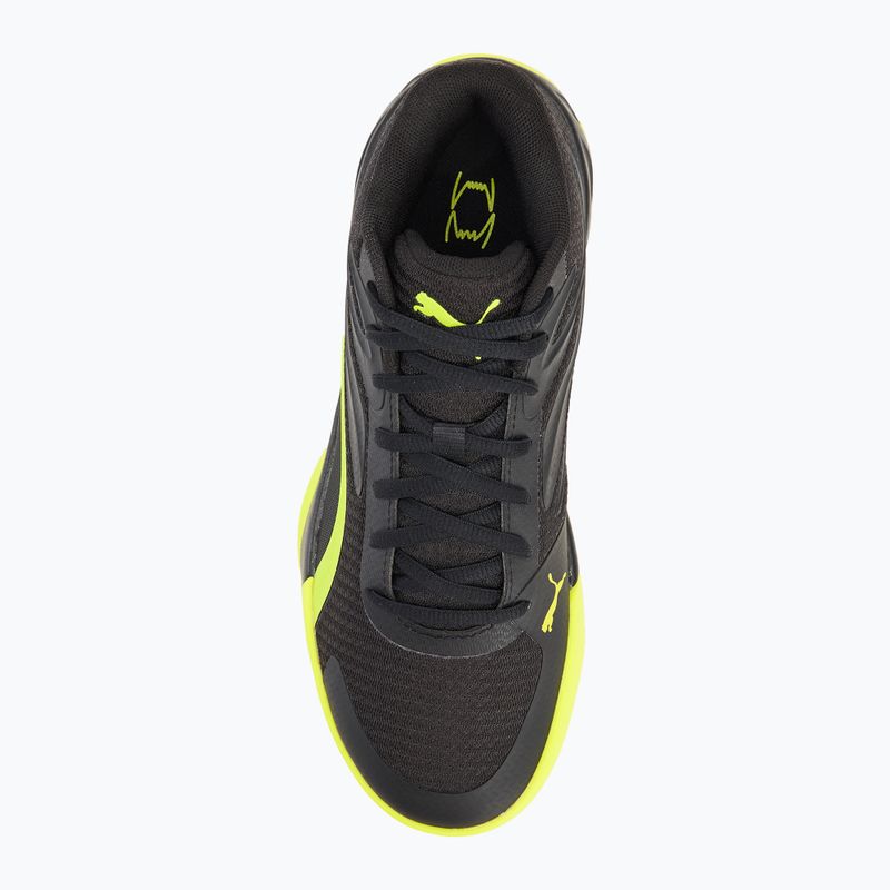 Pánska basketbalová obuv PUMA Court Pro puma black/electric lime 5