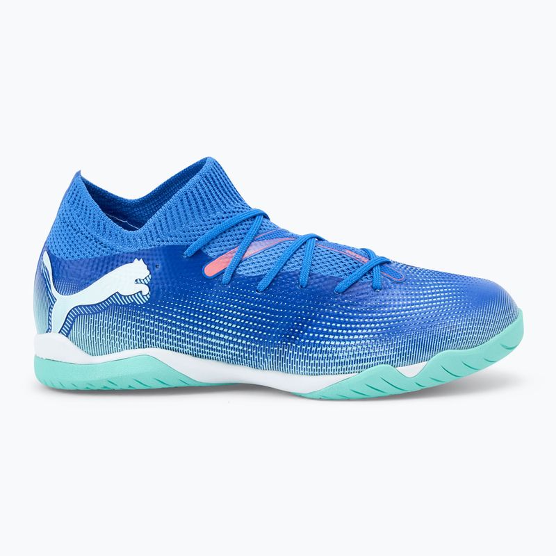 Detské kopačky PUMA Future 7 Match It + Mid Jr bluemazing/puma white/electric peppermint 2