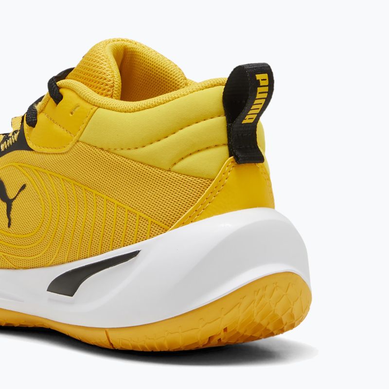 Detská basketbalová obuv PUMA Playmaker Pro JR  yellow sizzle/puma blackl 13