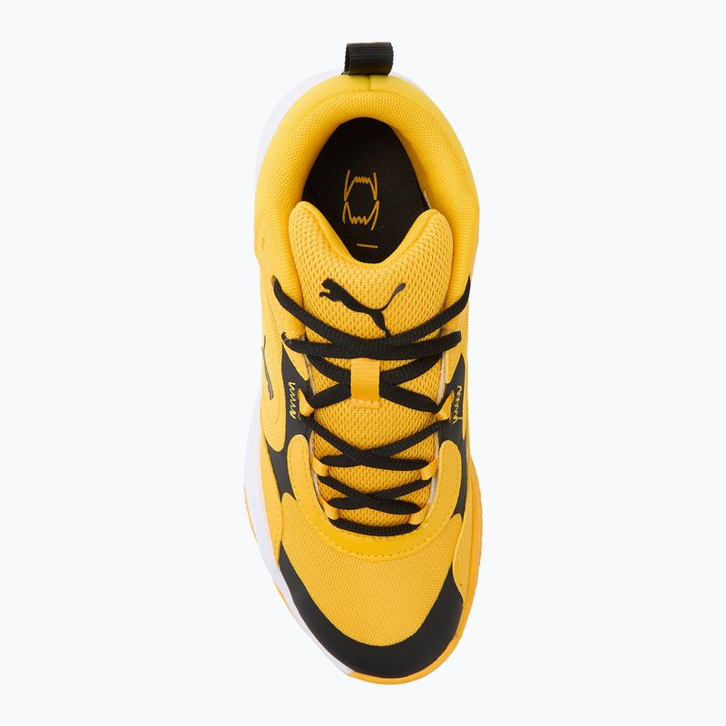 Detská basketbalová obuv PUMA Playmaker Pro JR  yellow sizzle/puma blackl 5