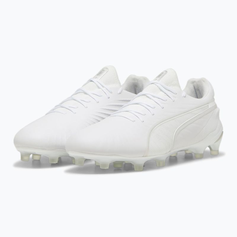 Futbalová obuv/ kopačky PUMA King Ultimate FG/AG puma white/puma silver 8