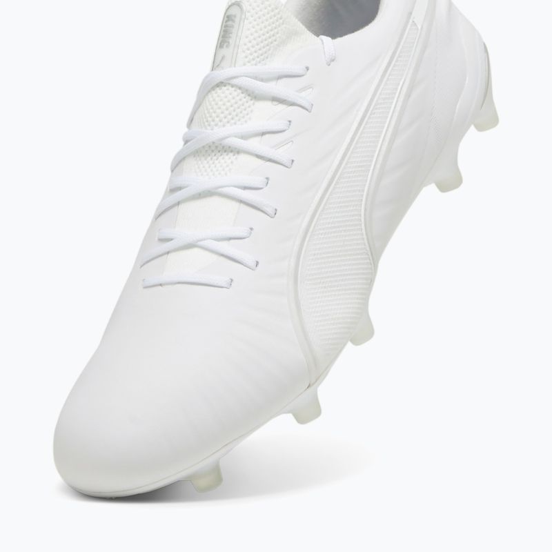 Futbalová obuv/ kopačky PUMA King Ultimate FG/AG puma white/puma silver 12